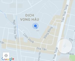 Map at Ho Tay in Hanoi