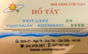 Address at Ho Tay in Hanoi