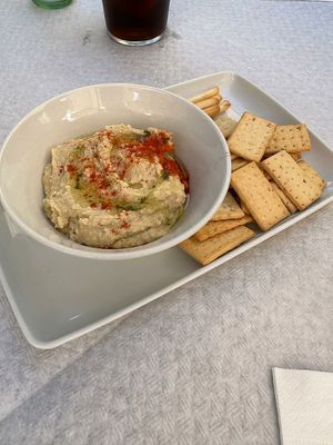 Hummus at La Viga in Santillana Del Mar