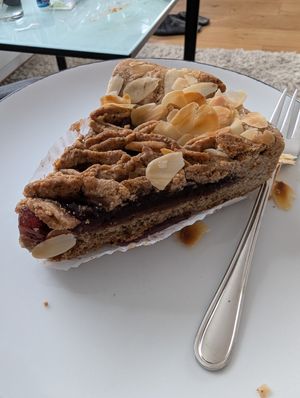 Linzer Torte at Jindrak Konditorei in Linz