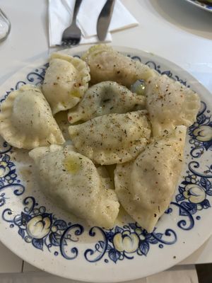 Vegan mixed pierogi   at Pierogi in Graz