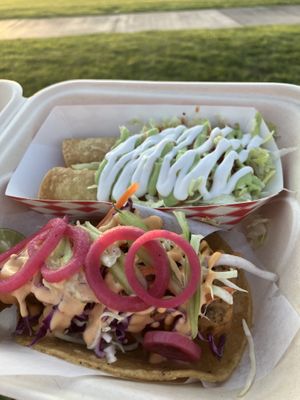 Baja and Dorado Taco  at Araujo's Plant Powered - Ghost Kitchen in Las Vegas