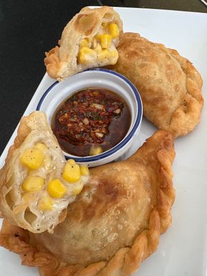 Humita empanada at Araujo's Plant Powered - Ghost Kitchen in Las Vegas