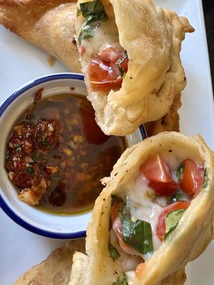Caprese empanada   at Araujo's Plant Powered - Ghost Kitchen in Las Vegas