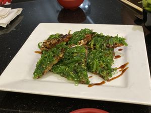 Japanese pizza - SO GOOD!   at Beluga Bar in Hamilton