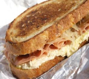 BC Reuben Sandwich  at Loving Hut Express - Food Cart in Vancouver