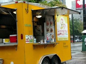 Cute at Loving Hut Express - Food Cart in Vancouver