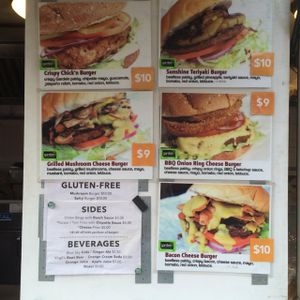 Menu, taken Feb 2015 at Loving Hut Express - Food Cart in Vancouver