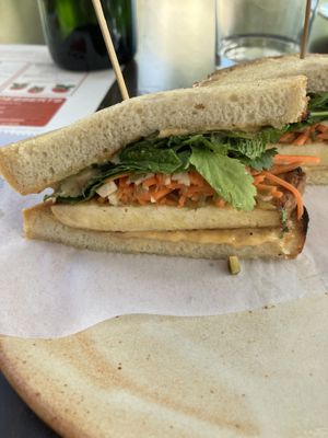 Bahn mi (GF option)   at Little Saint in Healdsburg