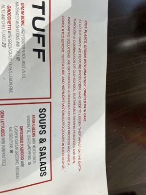 Love their philosophy!  at Little Saint in Healdsburg