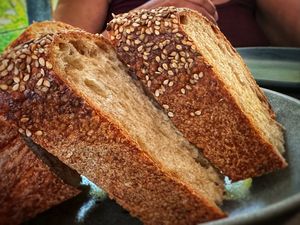 The bread 😍😍🙌🙌  at Little Saint in Healdsburg