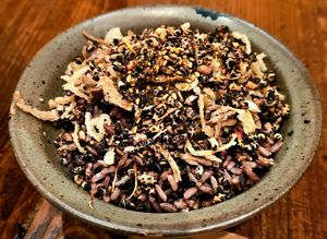 Forbidden rice at Little Saint in Healdsburg