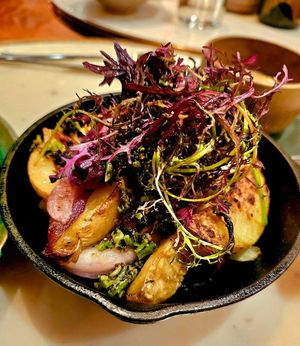 Potatoes at Little Saint in Healdsburg