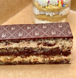 Opera Cake  at Little Saint in Healdsburg