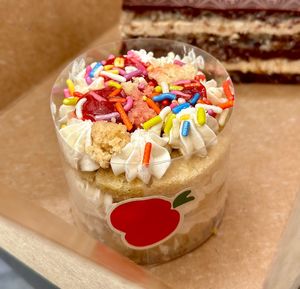 Birthday Cakee  at Little Saint in Healdsburg