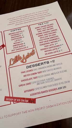   at Little Saint in Healdsburg