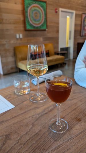 Toronto cocktail at Little Saint in Healdsburg