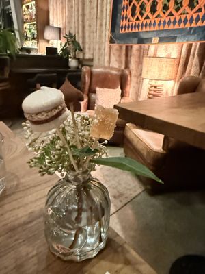 Valentines special dessert item   at Little Saint in Healdsburg