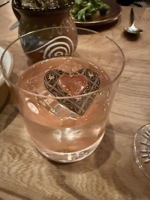 Valentine specials cocktail item   at Little Saint in Healdsburg