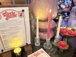 Valentine interior decor   at Little Saint in Healdsburg