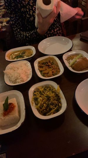 Selection of dishes   at The Coconut Tree in Birmingham