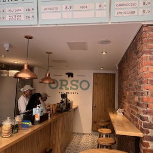 Inside the shop  at ORSO in Bogota