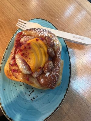 Vegan pastrie at Belén Vegan Bakery in Wellington