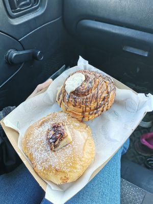 The tiramisu and I forgot the other one at Belén Vegan Bakery in Wellington