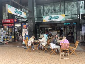   at Belén Vegan Bakery in Wellington