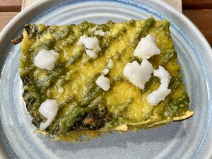 Their version of spanakopita (Greek spinach & cheese pie)  at Belén Vegan Bakery in Wellington