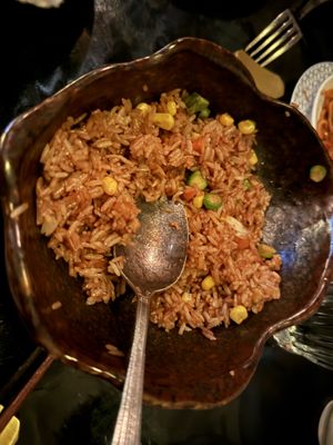 Fried rice  at Mott 32 in Las Vegas
