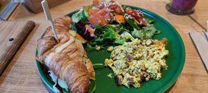 Croissant breakfast at Katzentempel - Leipzig Mitte in Leipzig