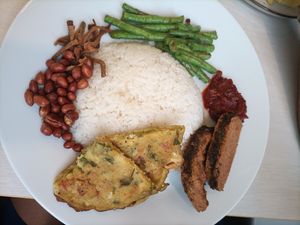 All time local favourite Nasi lemak at Gopal's The Holy Cow in East Singapore
