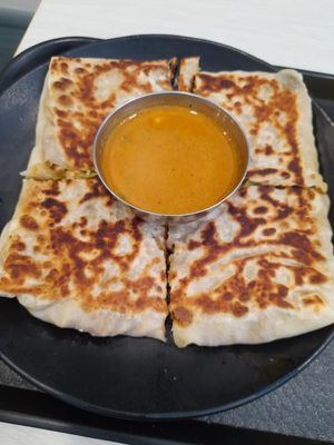 Meal maker murtabak at Gopal's The Holy Cow in East Singapore