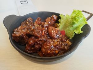 Mushroom Manchurian at Gopal's The Holy Cow in East Singapore