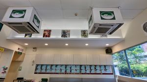 Interior at Gopal's The Holy Cow in East Singapore