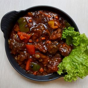 Mushroom Manchurian at Gopal's The Holy Cow in East Singapore