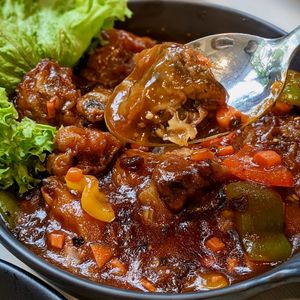 Mushroom Manchurian at Gopal's The Holy Cow in East Singapore