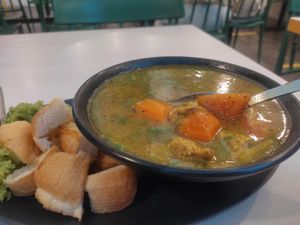Kambing Soup (vegetarian mutton soup) at Gopal's The Holy Cow in East Singapore