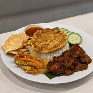 Vegan Rendang Rice Set at Gopal's The Holy Cow in East Singapore