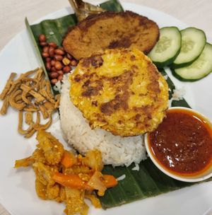 Nasi lemak at Gopal's The Holy Cow in East Singapore