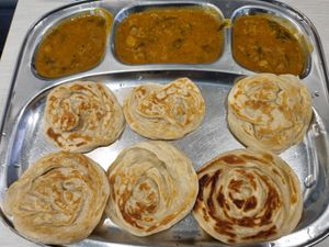 Coin prata at Gopal's The Holy Cow in East Singapore