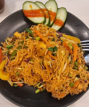 Bee hoon goreng at Gopal's The Holy Cow in East Singapore