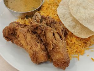vegetarian fried chicken (VFC) at Gopal's The Holy Cow in East Singapore