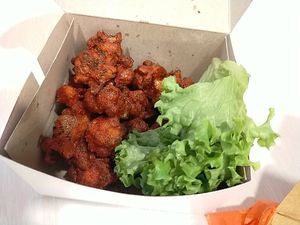 Gobi 65 (spiced cauliflower fritter, non-spicy) at Gopal's The Holy Cow in East Singapore