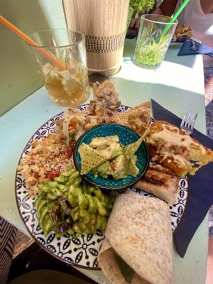 Mixed plate  at Annie's in Rhodes