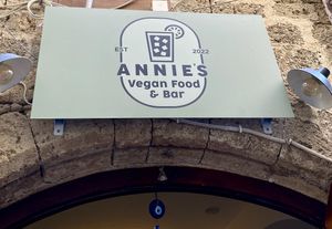 Welcome!  at Annie's in Rhodes