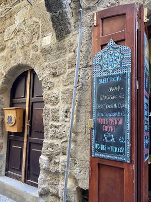 Look out for these shutters    at Annie's in Rhodes