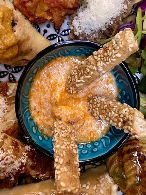 Simply delicious, mouth watering and an artistic feast for the eyes.   at Annie's in Rhodes