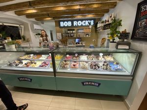 There are 4 gelatos for vegans to choose from and a wide range of ice creams for vegetarians.  at Bob Rock's in Zadar